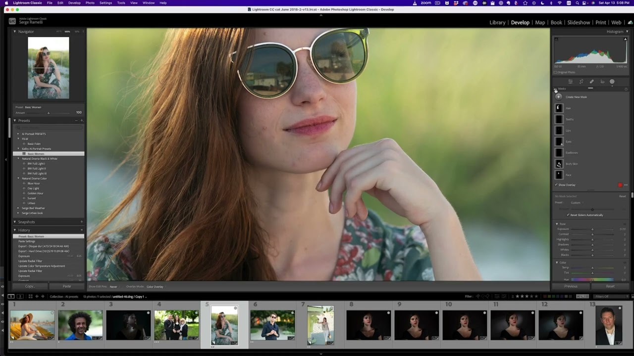 Create an Adaptive AI Portrait Preset & Transform it Into a Cinematic Look Preset with Serge Ramelli