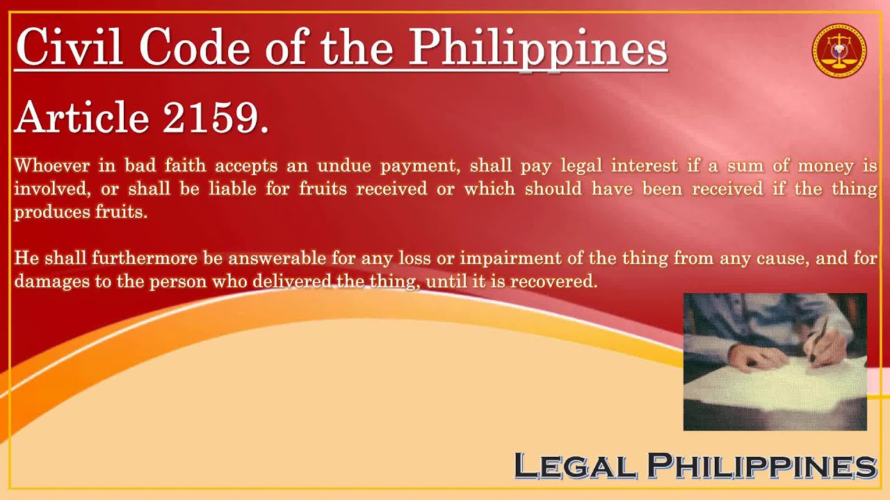 Civil Code of the Philippines, Article 2159