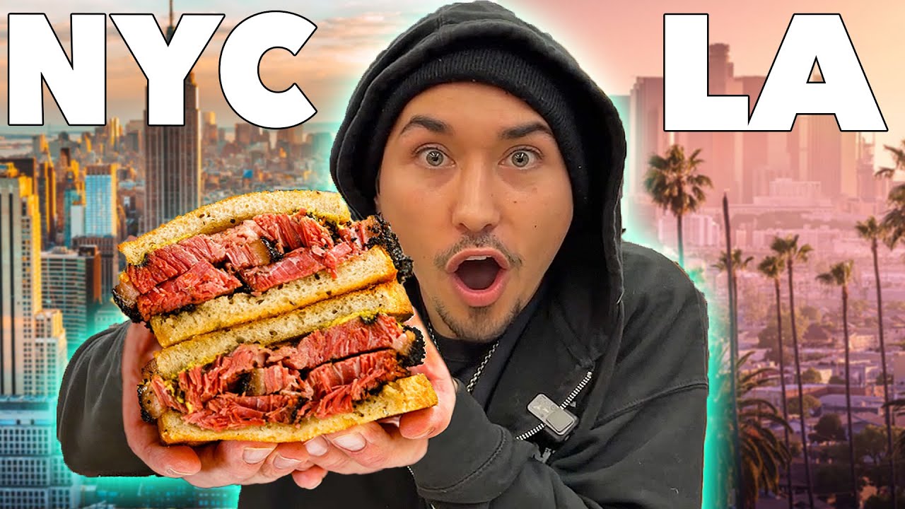 Eating The Best Pastrami: Los Angeles vs New York (KATZ Deli)