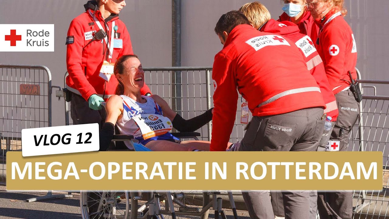 Marathon Rotterdam 2021: drukte in de meldkamer & snel hulp verlenen op de fiets | VLOG | Rode Kruis