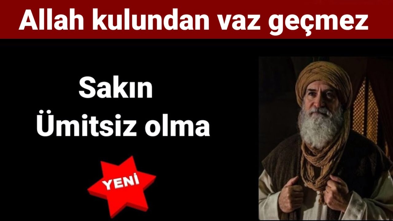 Allah kulundan vaz geçmez / Sakın ümidini kesme | Volkan aksoy