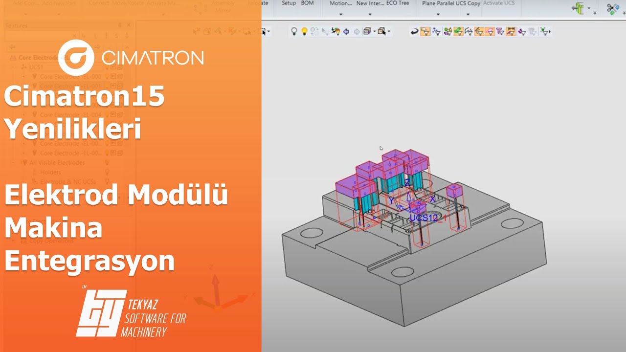 Cimatron 15 Zirvesi - Elektrot Mod&uuml;l&uuml; & Makine Entegrasyonu