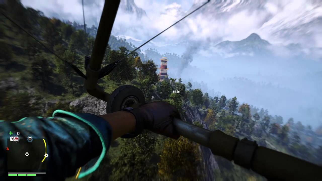 Far Cry 4 - Flying around with hang-glider