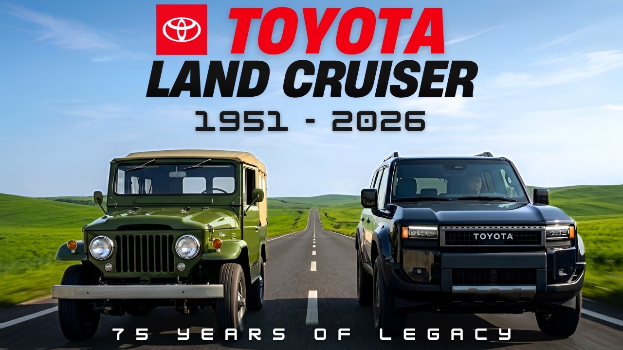 Toyota Land Cruiser Transformation 1951–2026 | 75 Years of World's Greatest 4x4 Evolution