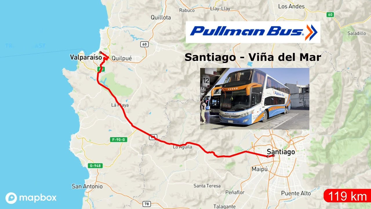 [Pullman Bus] Santiago 🡢 Vi&ntilde;a del Mar