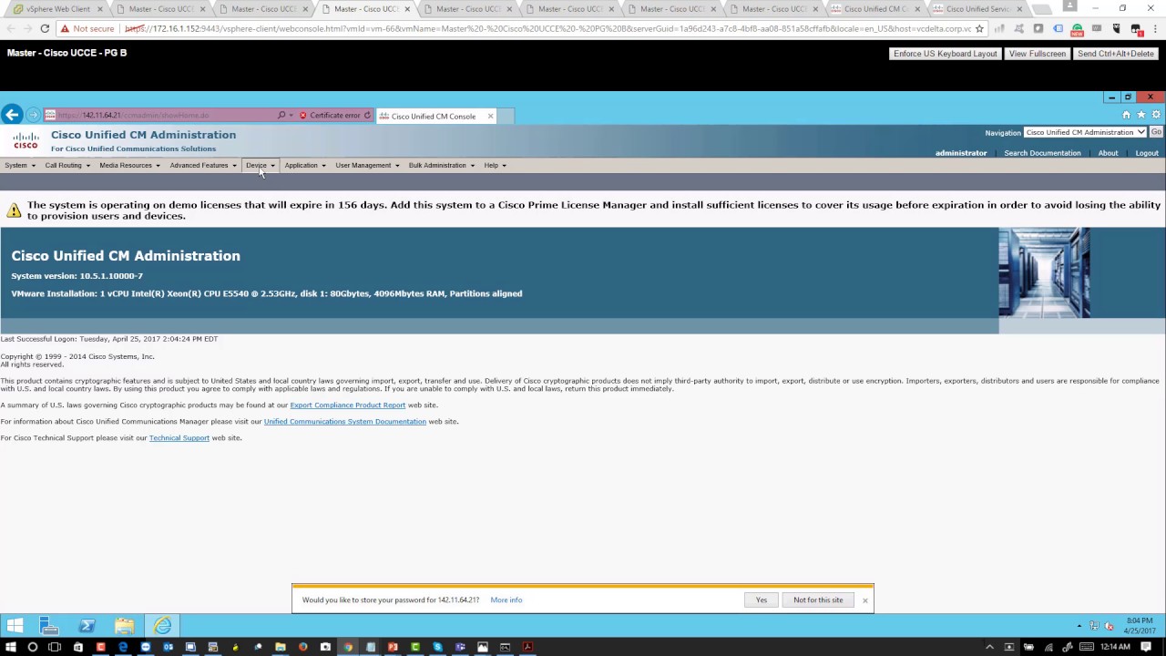 Cisco UCCE 11.5 -  Deploying Cisco Unified CM PG In Central Controller for US and India Cluster