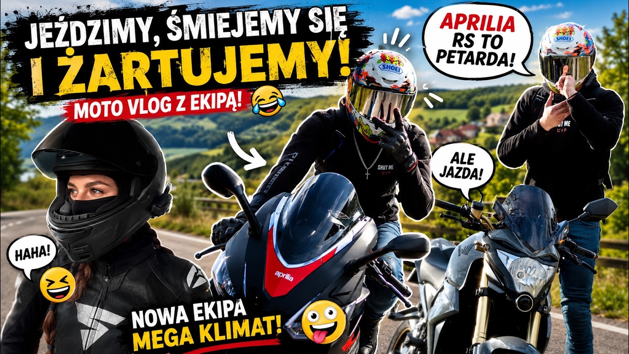 MOTOVLOG PEŁEN ŚMIECHU! APRILIA RS 660 SKRADŁA SHOW!