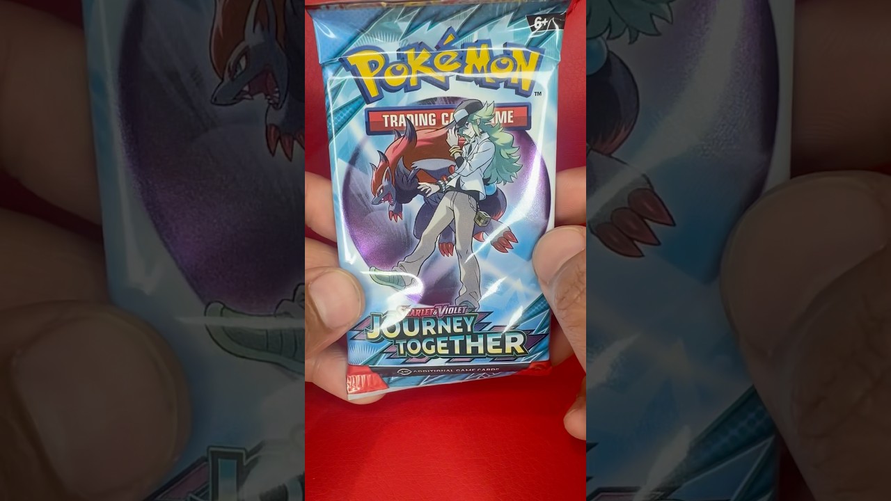 JOURNEY TOGETHER booster plus EXCLUSIVE GAMESTOP PROMO CARD! #pokemon #packrips #cards #tcg #packs
