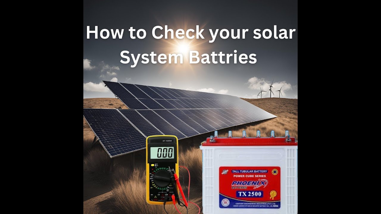 How to Test/Check Tall Tubular Battery in Inverex Nitrox System