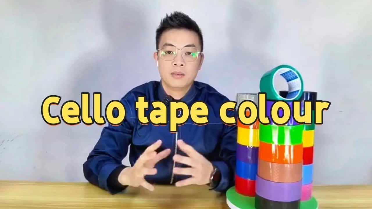 Cello tape colour,green plastic tape,white colour tape,white self adhesive tape,opp tape black