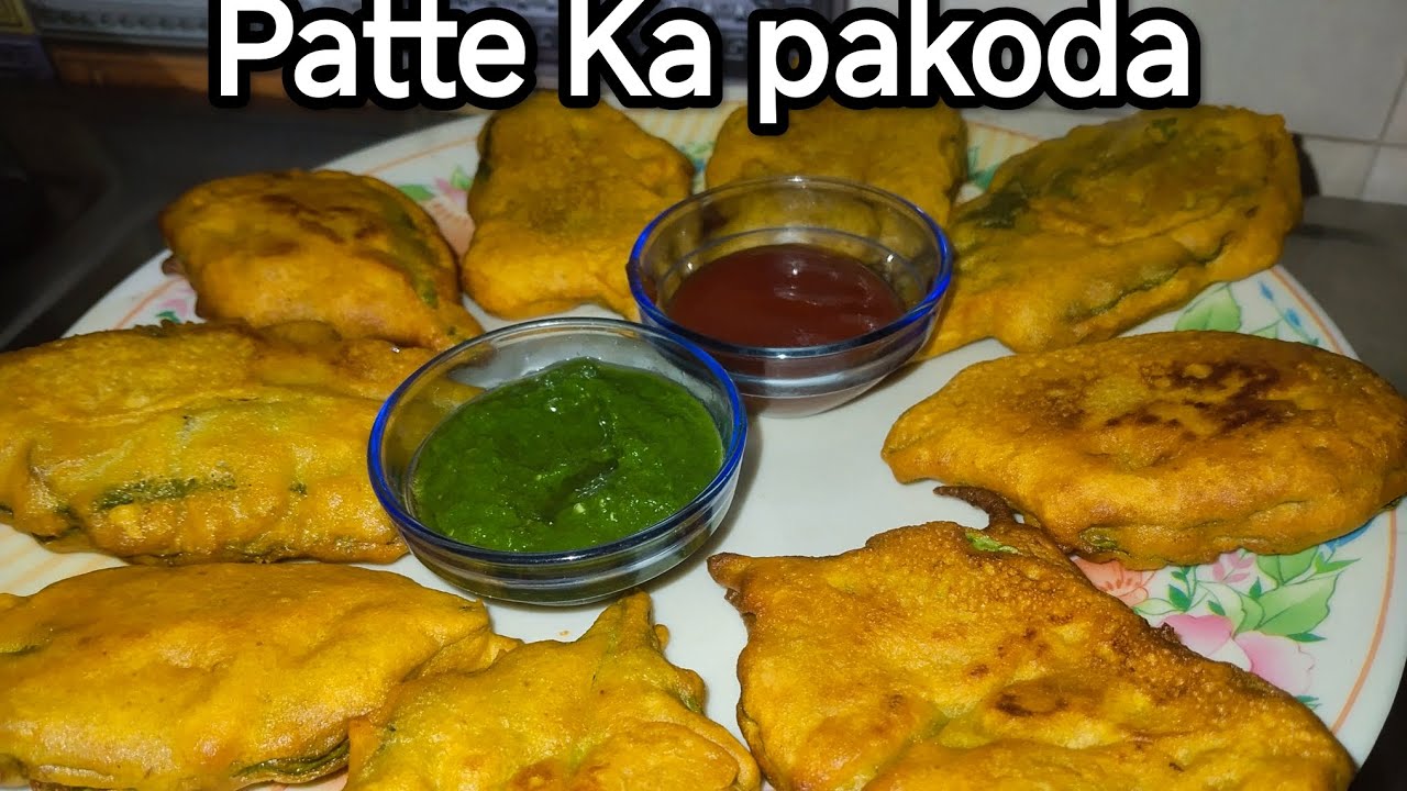 Patte Ka pakoda #cooking #recipes #food unique food recipes 0815 😍🥰👌🤤
