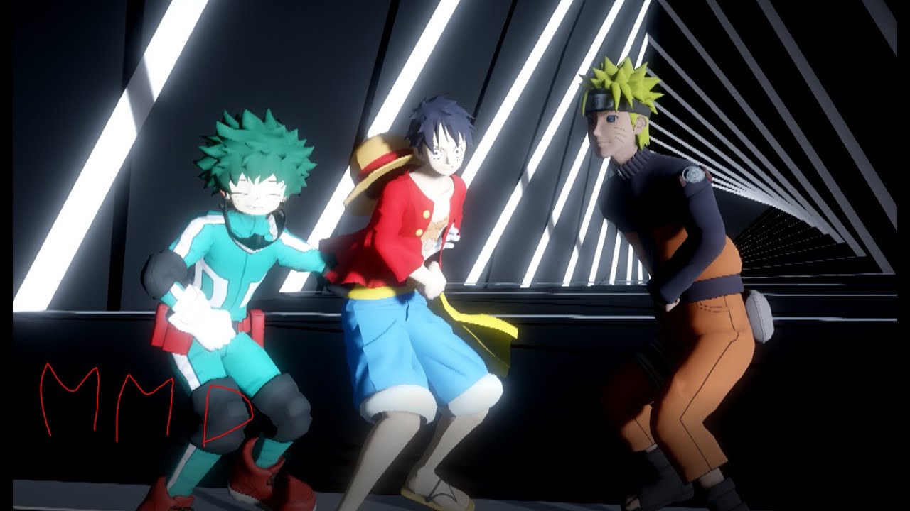 [MMD] BNHA x ONE PIECE x NARUTO 