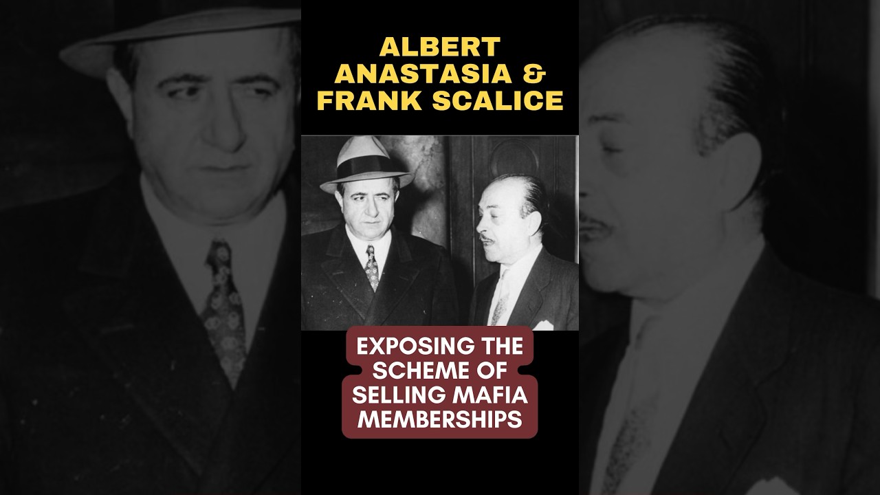 ALBERT ANASTASIA & FRANK SCALICE | SELLING GAMBINO BUTTONS #gambinofamily