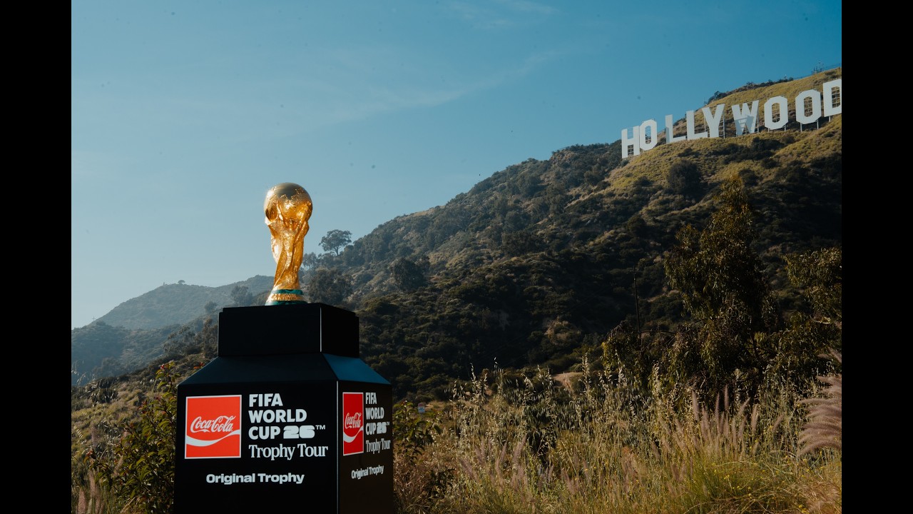 A new star arrives in Hollywood | Los Angeles | FIFA World Cup 26&trade; Trophy Tour by Coca-Cola