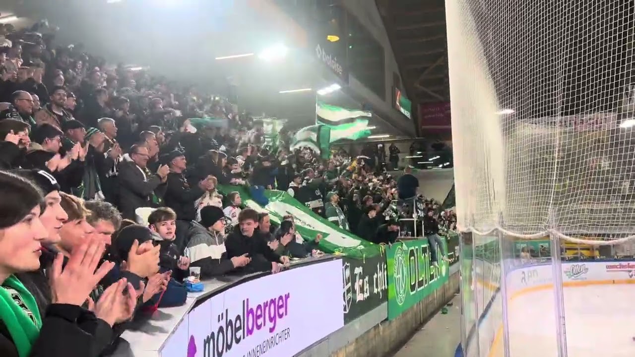 Letzte 2 Spielminuten EHC Olten vs. EHC Basel Playoff Halbfinal Spiel 6 (7:0)