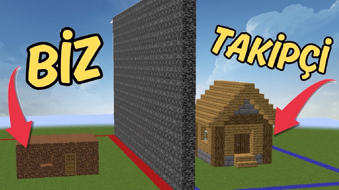 Takipçim ile Minecraft Yapı Kapışması