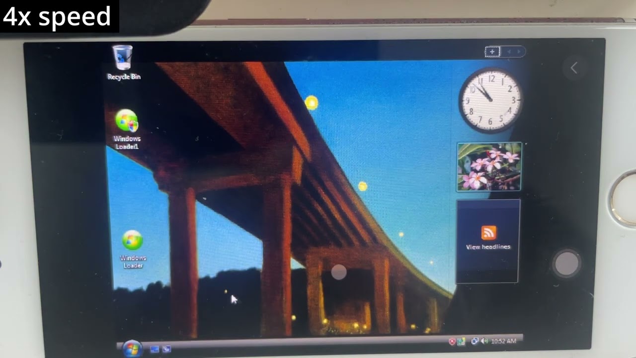 Running Windows Vista full (home basic x64) on iPhone 6s｜UTM for iOS