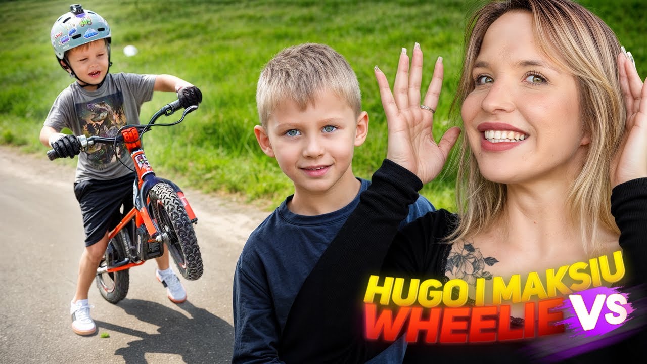 UCZĘ SYNKA JEŹDZIĆ NA KOLE | PIERWSZE SPOTKANIE Z MAKSIEM ft. GUWER