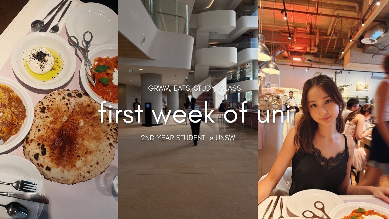 first week as a 2nd year uni student