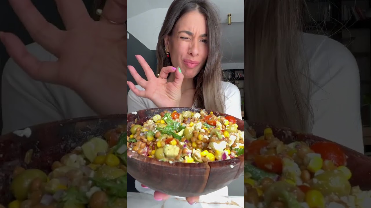 Mi ensalada de lentejas favorita 🙌 