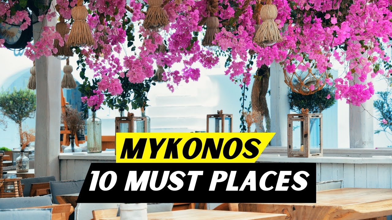 Top 10  Places To Visit In Mykonos 2024 | Greece | Travel Guide