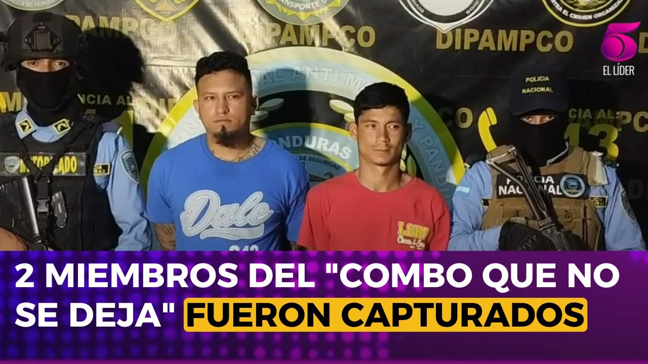 Capturan a 2 miembros del 