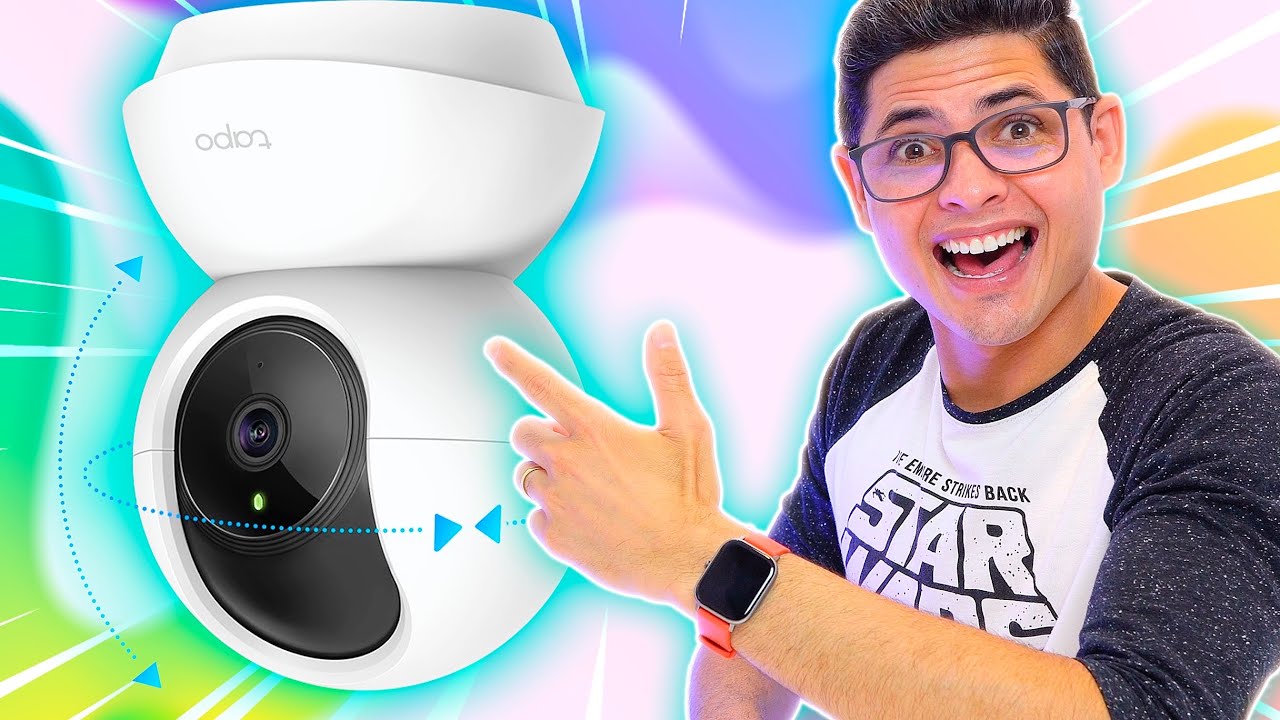 GOSTEI! Essa CÂMERA de SEGURANÇA Wi-Fi é muito COMPLETA! tapo C200 TP-Link - Unboxing e Impressões