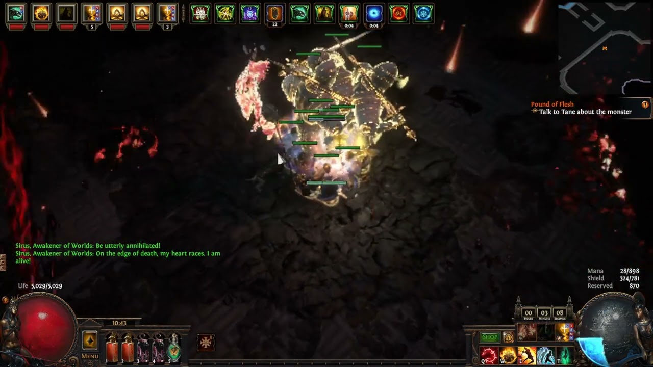 PoE: Dom Blow Takes Fat Dumpy on Uber Sirus (3.22)