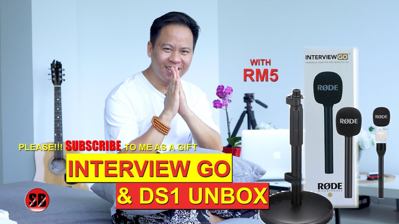 RODE INTERVIEW GO & DS1 WITH RM5 UNBOXED VIDEO