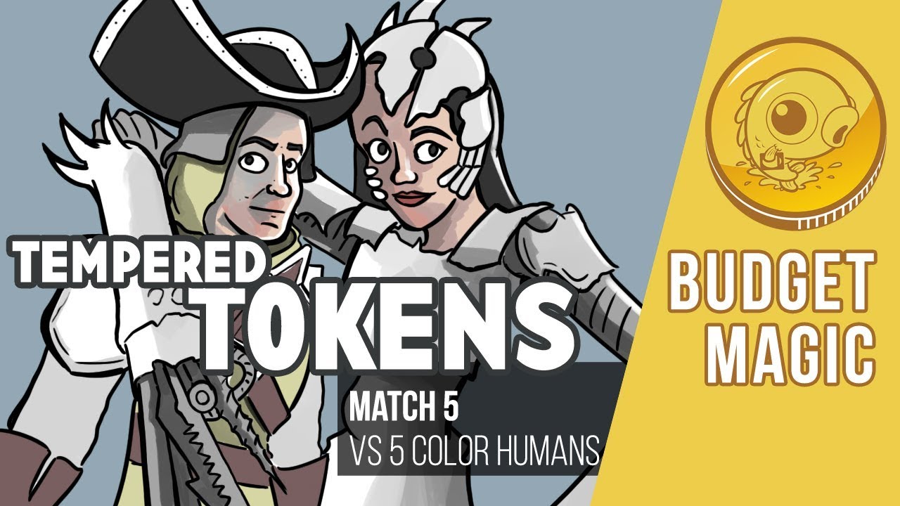 Budget Magic: Tempered Tokens vs Five-Color Humans (Match 5)