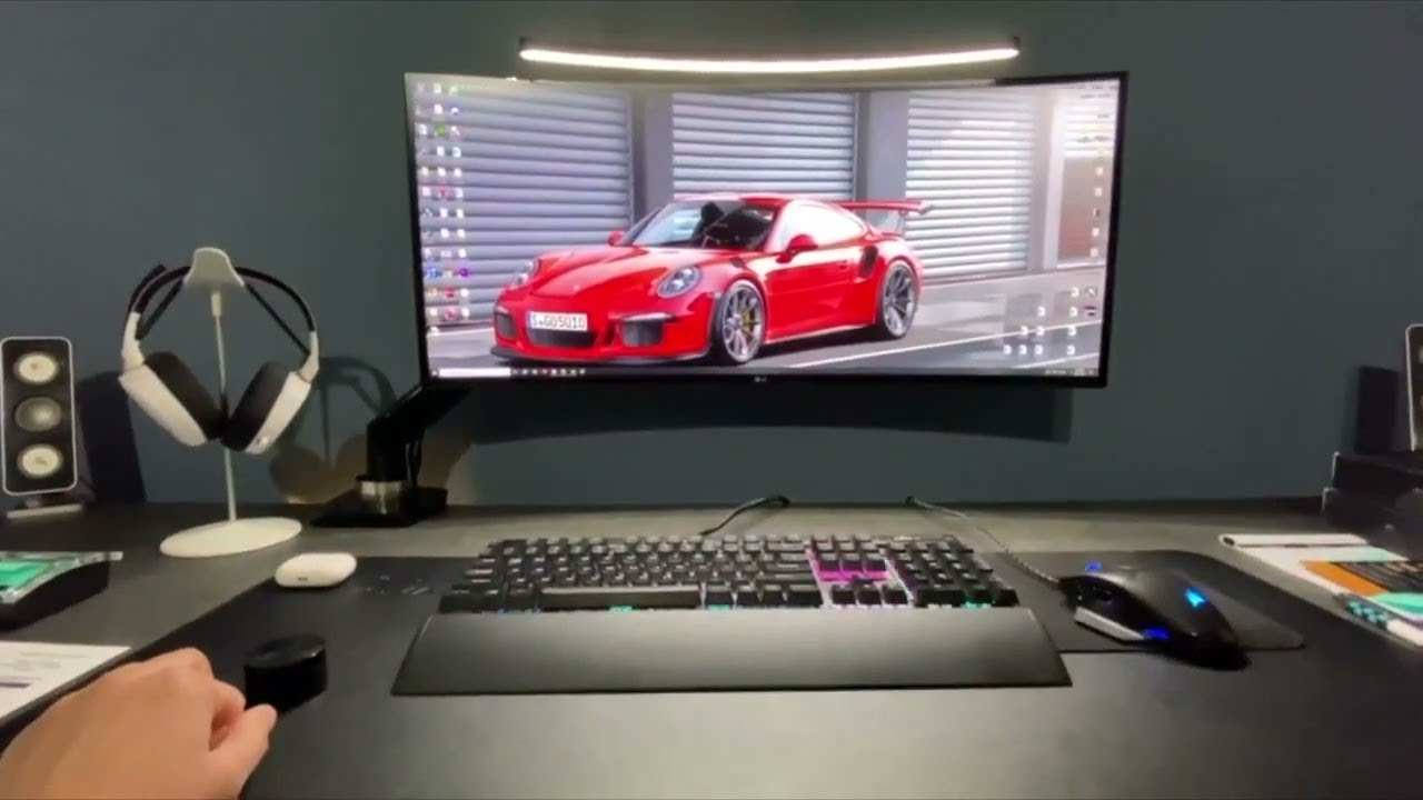 MELIFO Curved Monitor Light Bar for Curved Monitor Review | Monitor Lights with Remote Control