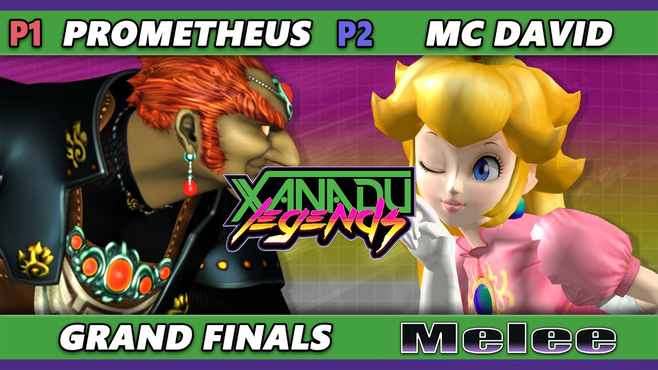 Xanadu Legends GRAND FINALS - Prometheus (Ganondorf) Vs. MC David [L] (Peach) Smash Melee - SSBM
