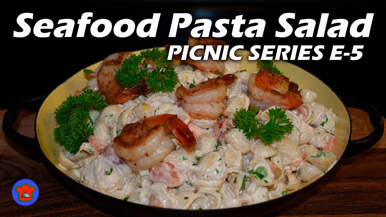 Seafood Pasta Salad For Picnics | Shrimp and Crab Salad | Creative Cooking