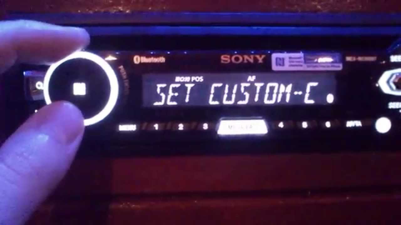 Sony MEX-N5100BT Functions and look