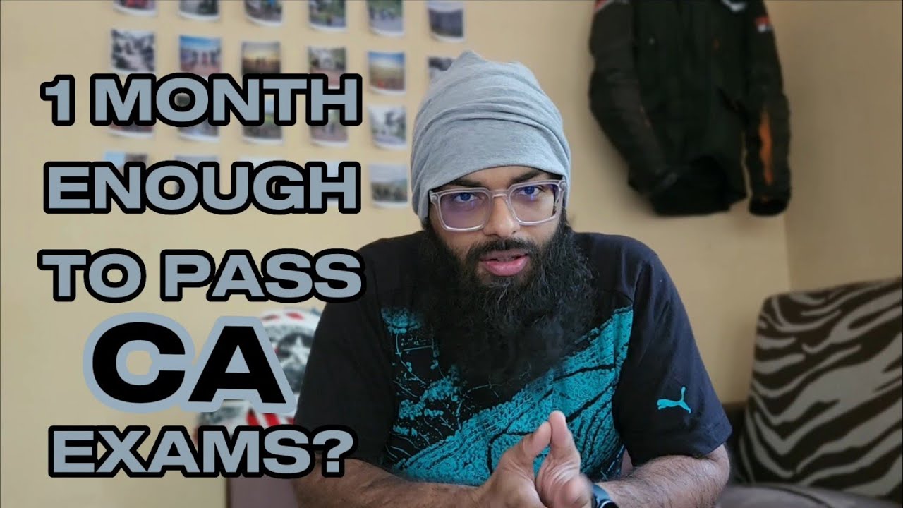Is 1 month enough to clear CA exams? CA Shanil Usman