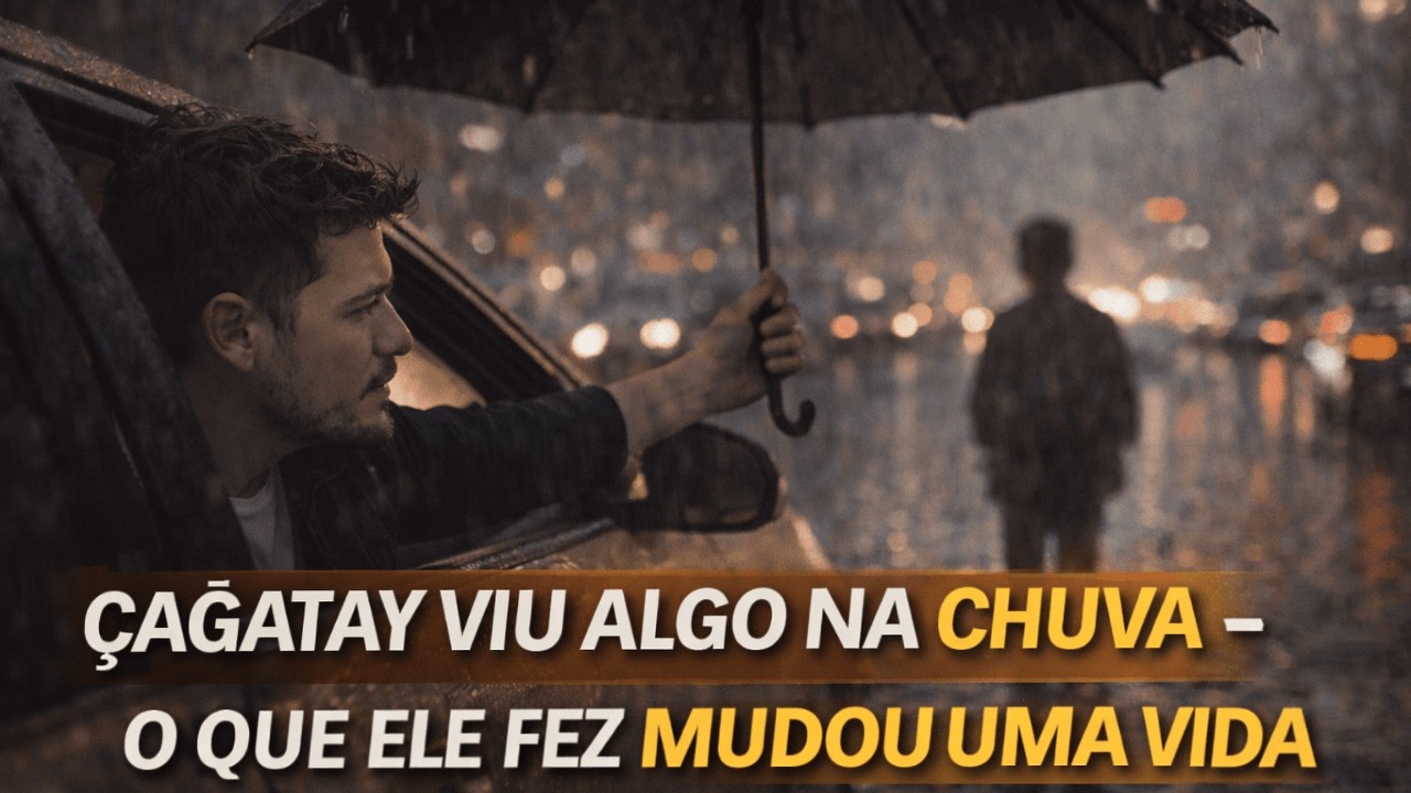 Çağatay Viu uma Criança Trabalhando na Chuva - O Que Fez Mudou a Vida do Menino