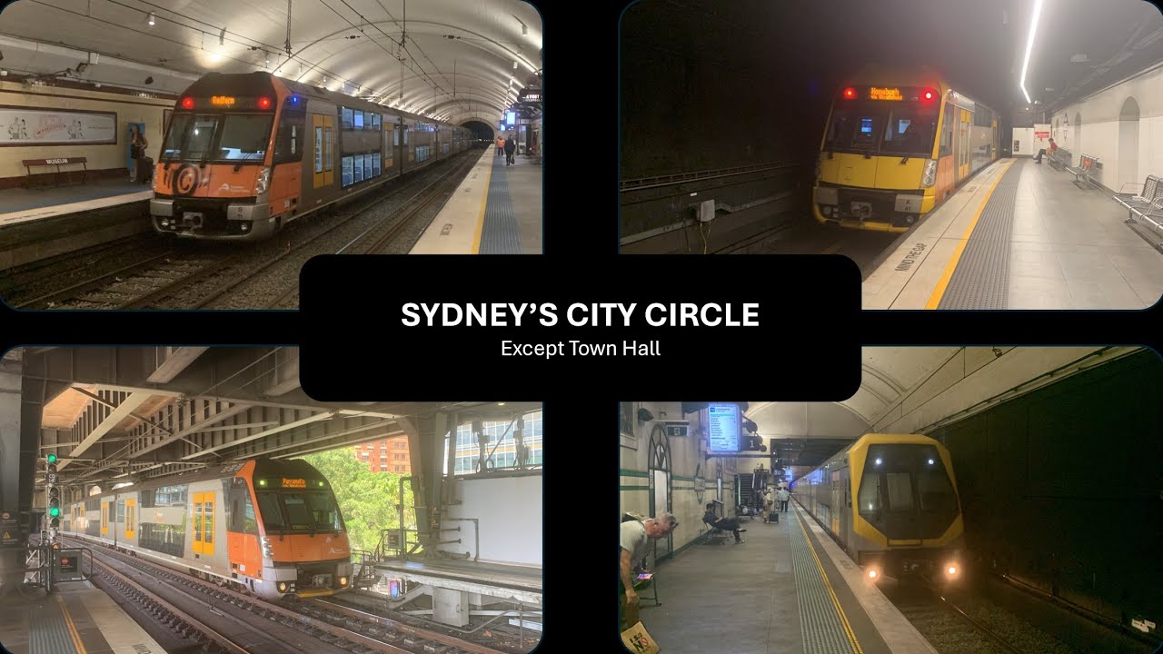 Sydney’s City Circle (except Town Hall)