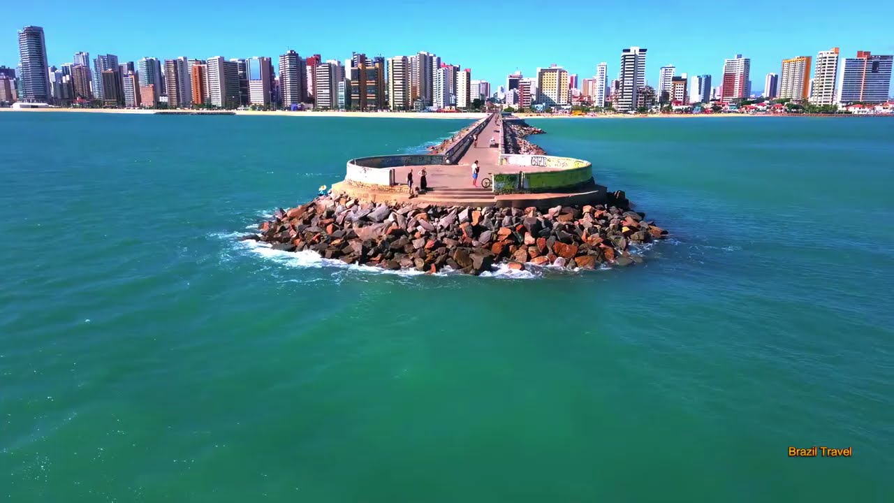 Fortaleza City Brazil Drone 4K