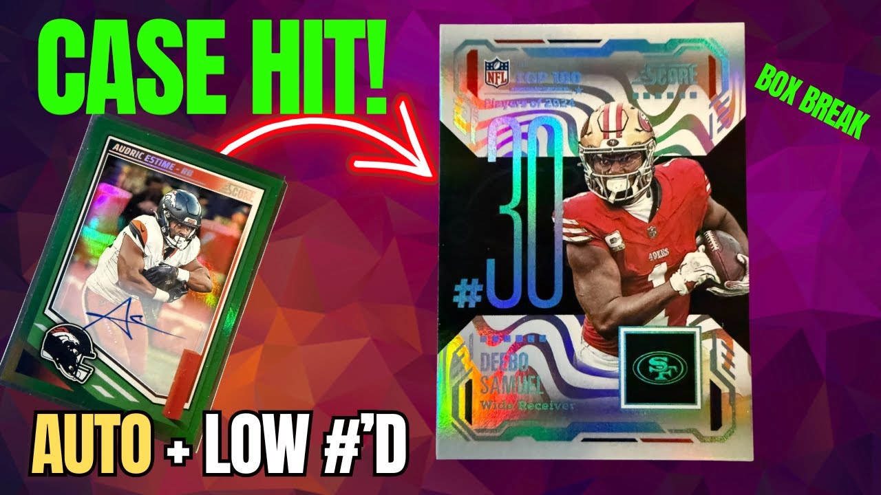 I Can’t Believe This Break… CASE HIT, AUTO & 🔥 Low #’d Cards! | 2025 Mosaic & Score Football