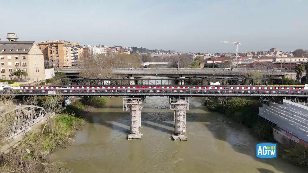 ROMA, ecco il nuovo ponte dell'Industria: le immagini dal drone
