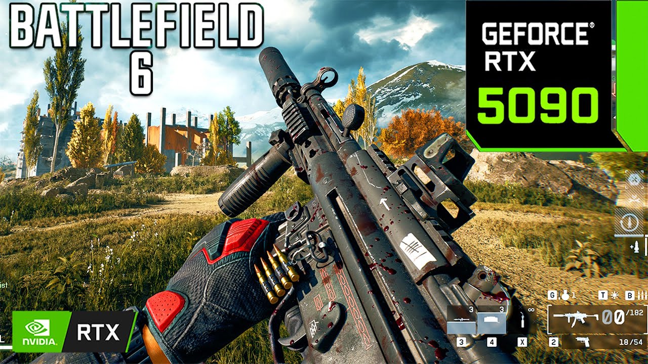 Battlefield 6 : RTX 5090 32GB ( 4K OVERKILL Graphics / DLSS 4 ULTRA Performance