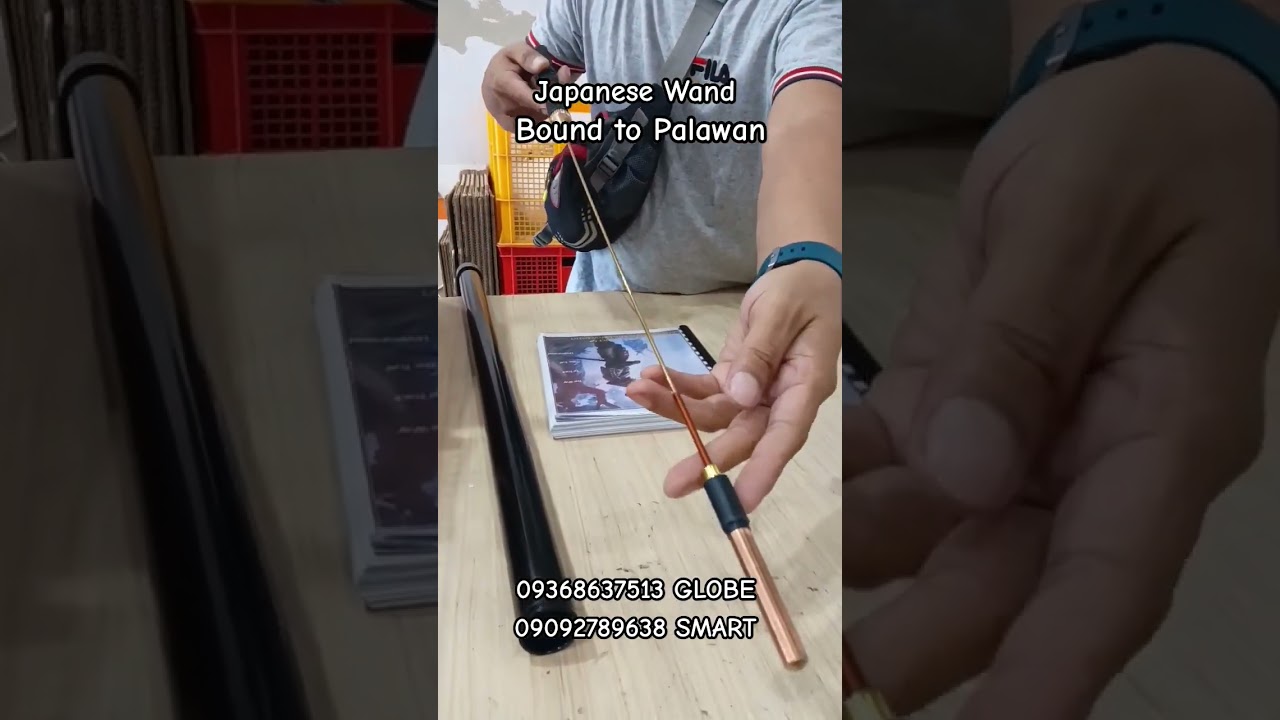 JAPANESE WAND BOUND TO PALAWAN / GOLD LOCATOR