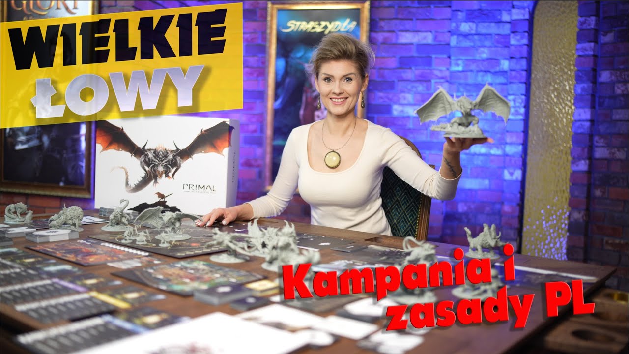 Wielkie łowy │Primal Przebudzenie │ Primal The Awakening │Zasady i Scenariusze PL │Gra Planszowa