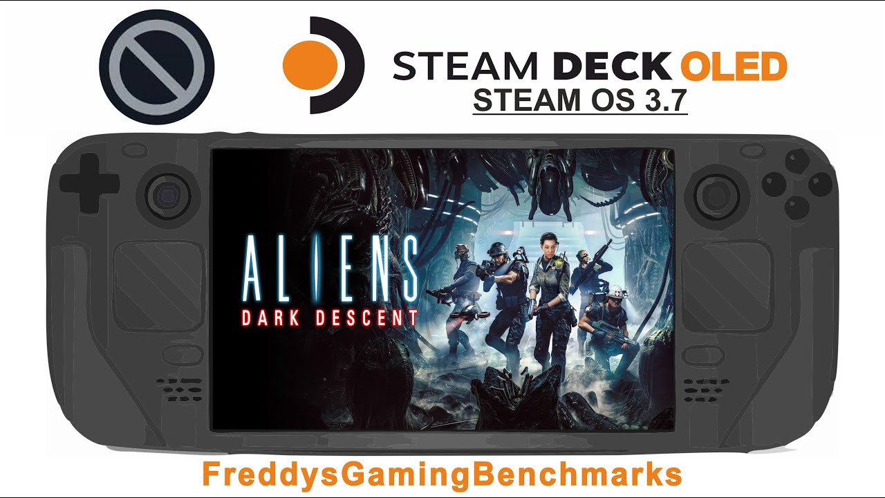 Aliens Dark Descent (Test Jan 2025) on Steam Deck OLED with Steam OS 3.7