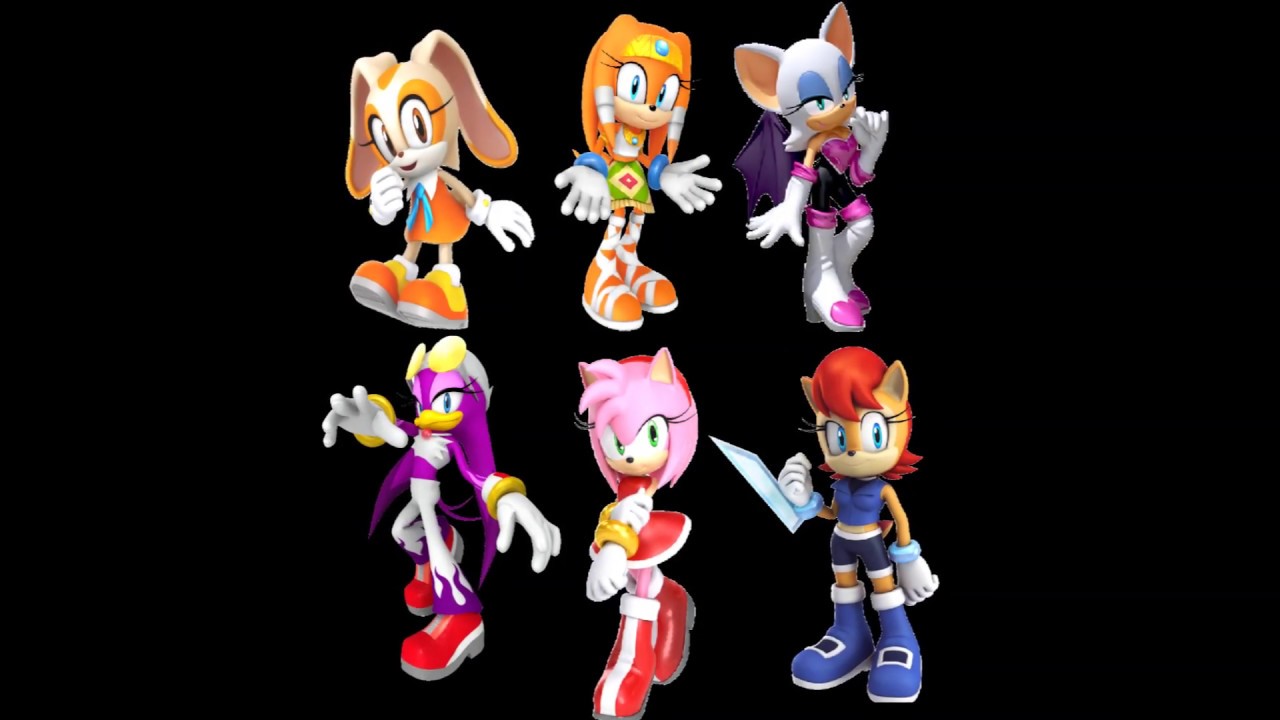 Sonic Girls in MLP - Flawless