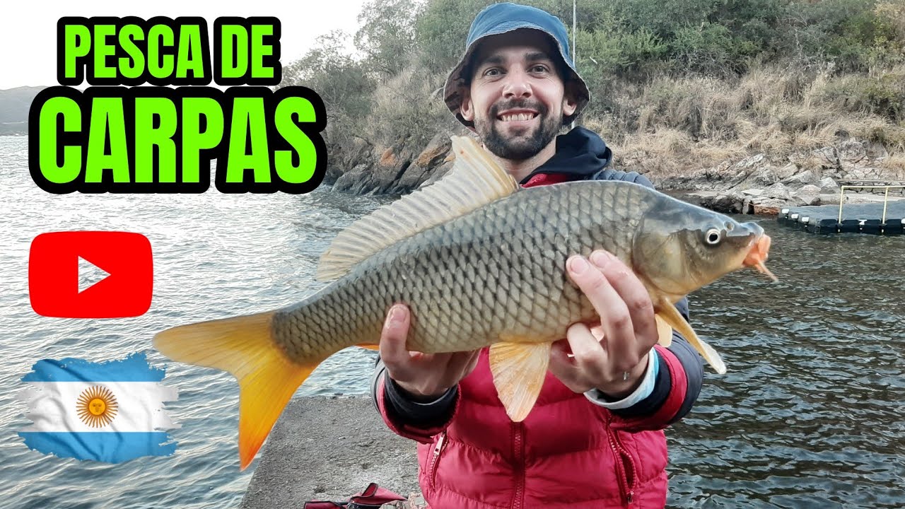 PESCA DE CARPAS EN INVIERNO - Muchas capturas en Lago San Roque - Córdoba- Argentina