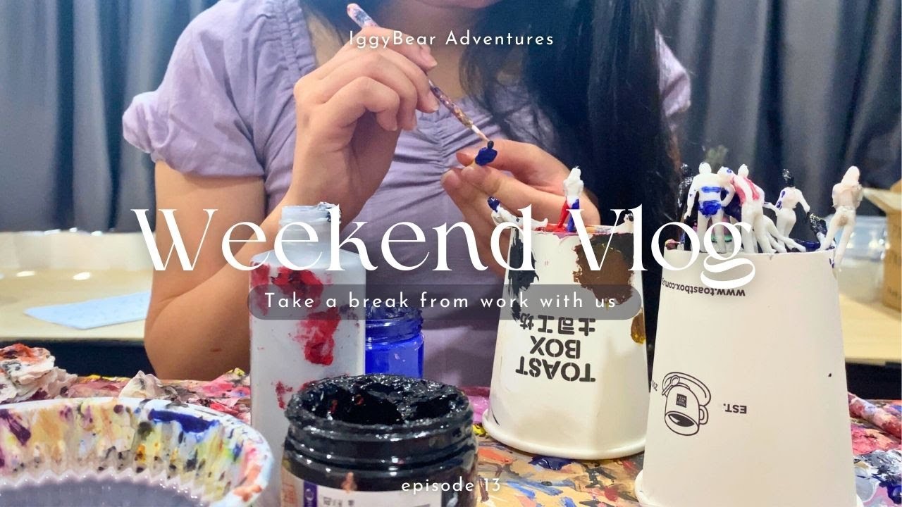 [13] Exhibition visit, cupboard shifting and plant repotting | Living in Singapore | Weekend vlog