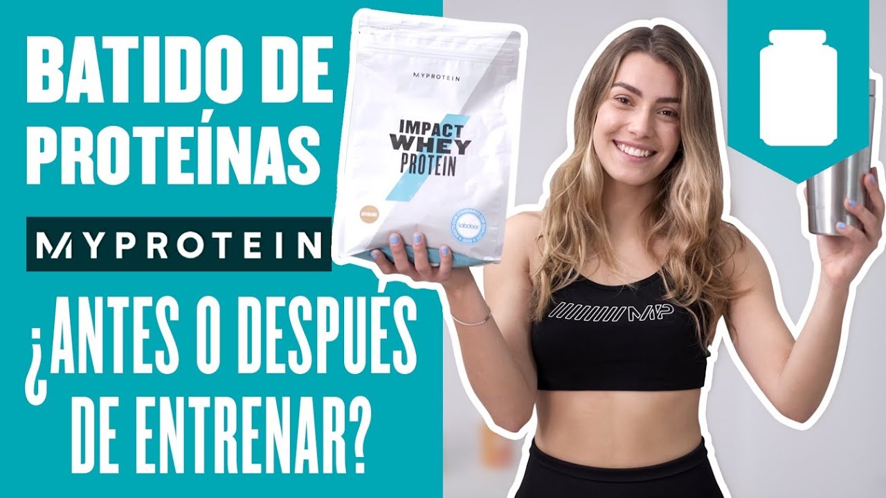 Batido de prote&iacute;nas, &iquest;antes o despu&eacute;s de entrenar?