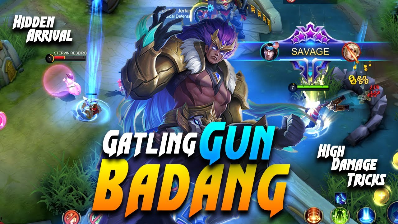 How to Use Gatling Gun With Badang ? | Badang Advanced Guide | Mobile Legends Bang Bang