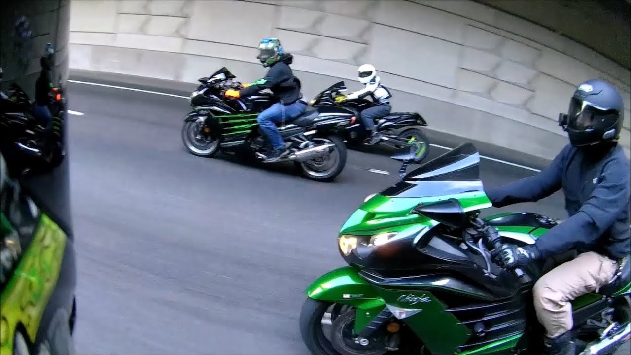 ZX10R VS 2 ZX14R'S VS BUILT BUSA